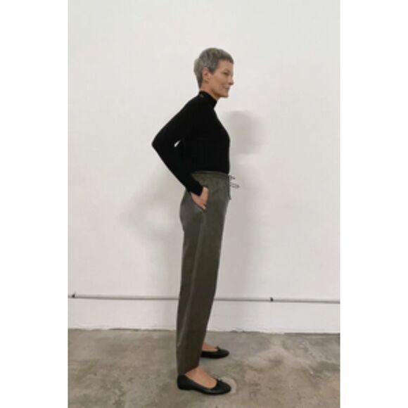 Black Zara Basic Knit Mock Neck Long Sleeve Pullover Sweater (NWT) - Picture 3 of 10